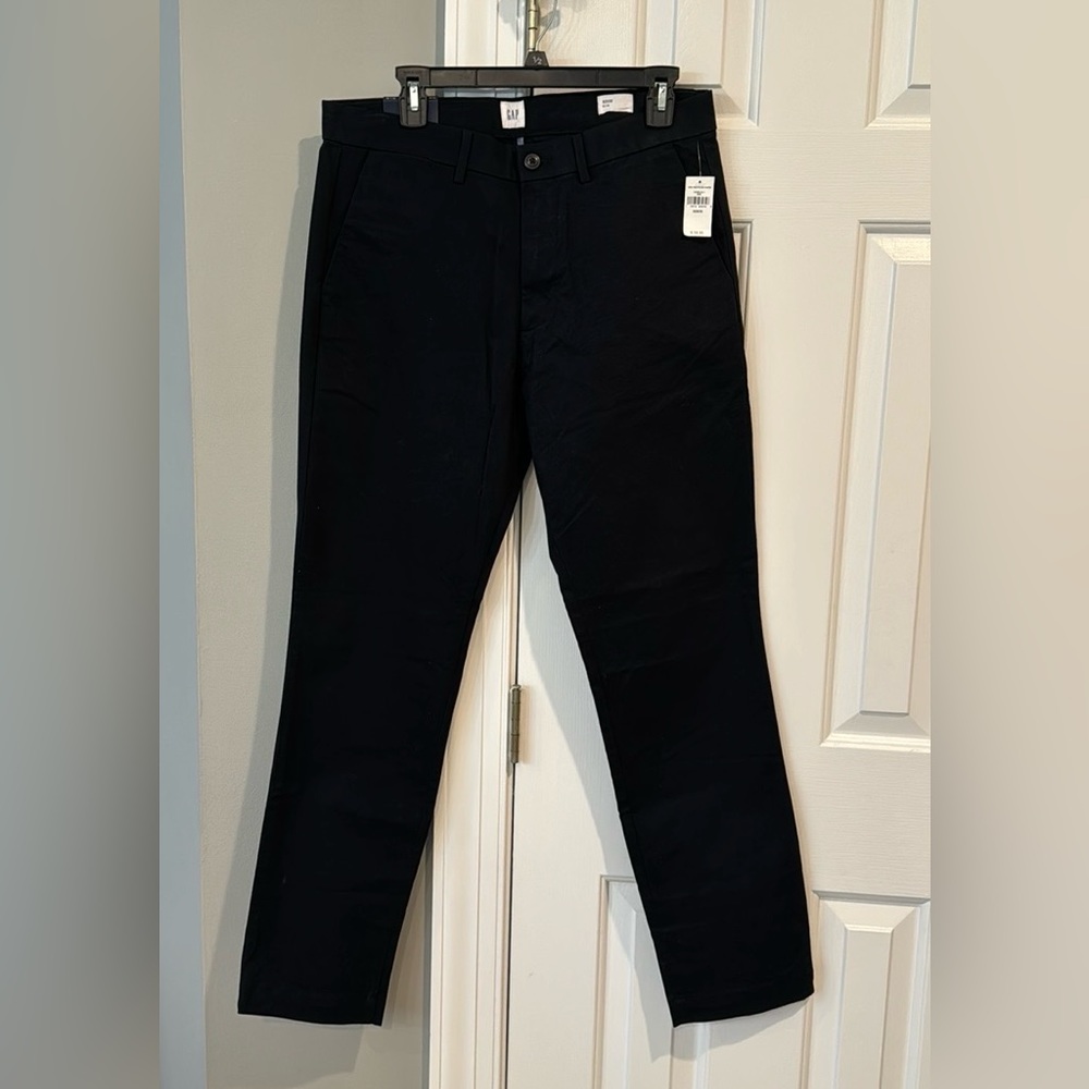 Men’s Gap Slim Fit Black Pants W32 L32